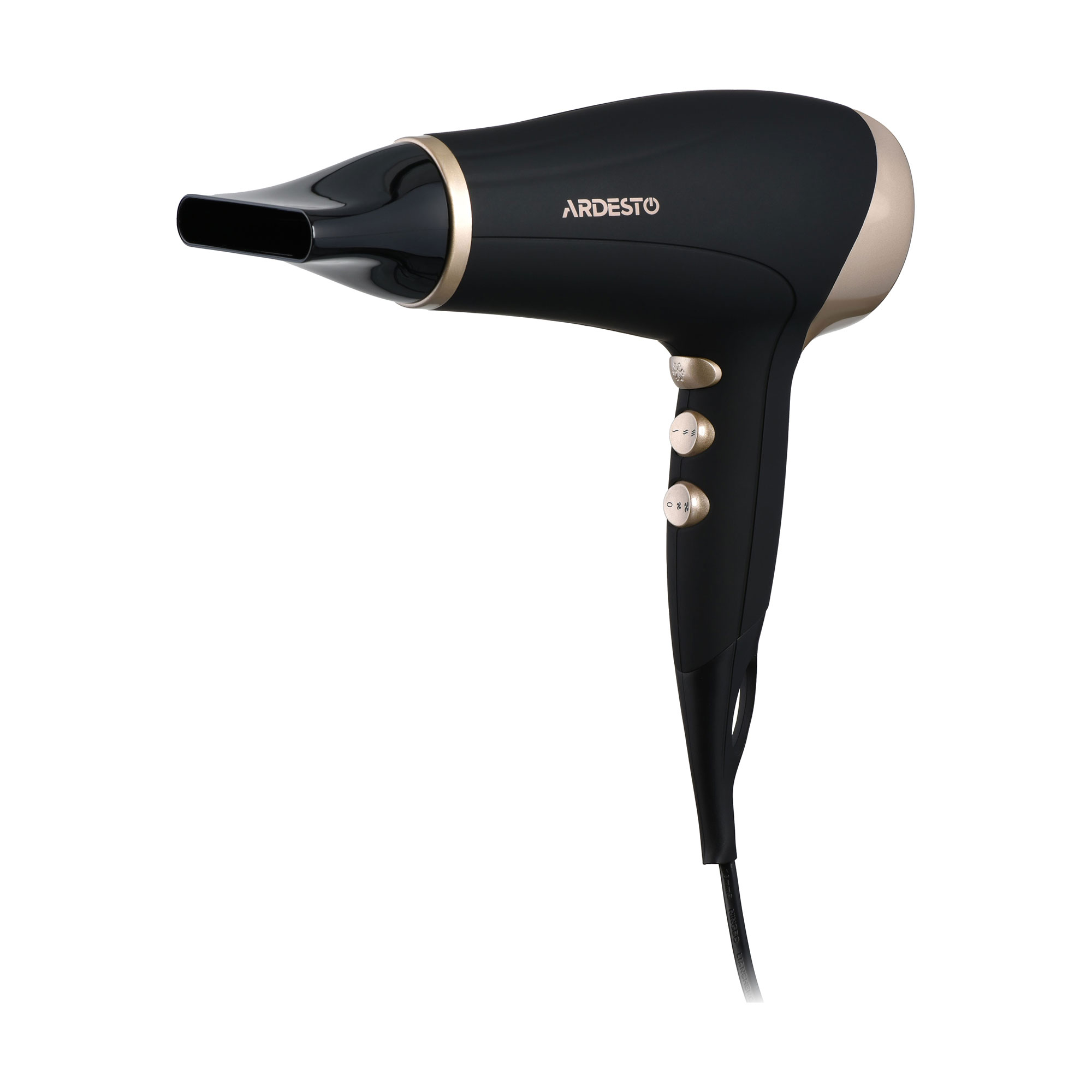 Фен для волосся Ardesto Hair Dryer з насадкою концентратор, чорний (HD-522)